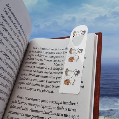 Fall to Winter “Make Room” Humorous Bookmark | Snowman vs Pumpkin Seasonal Bookmark