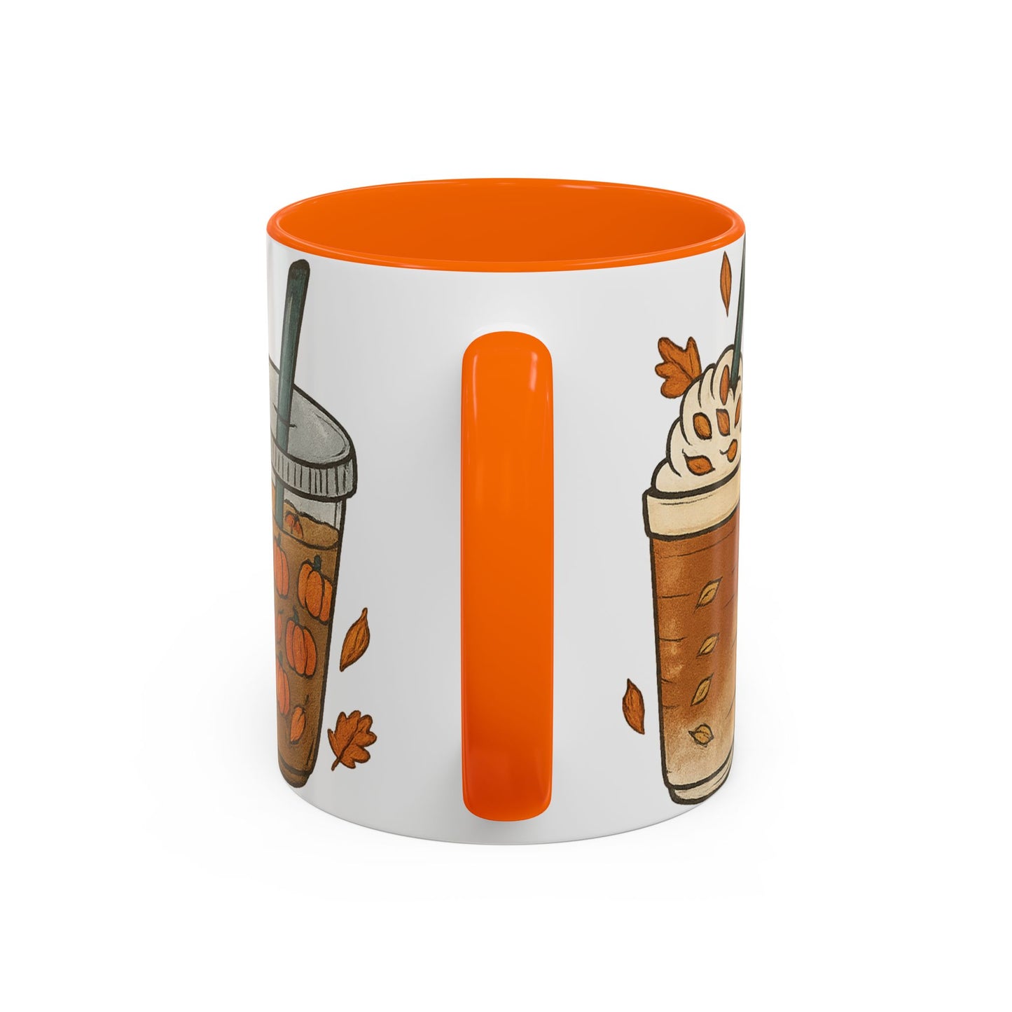 Pumpkin Spice Accent Mug – Fall Coffee Cup (11oz & 15oz)