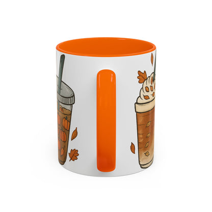 Pumpkin Spice Accent Mug – Fall Coffee Cup (11oz & 15oz)