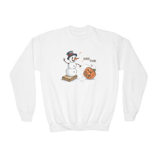 Fall to Winter “Make Room” Youth Crewneck Sweatshirt