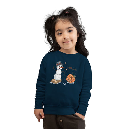 “Make Room” Fall-to-Winter Humorous Toddler Sweatshirt – Cozy Kids Crewneck