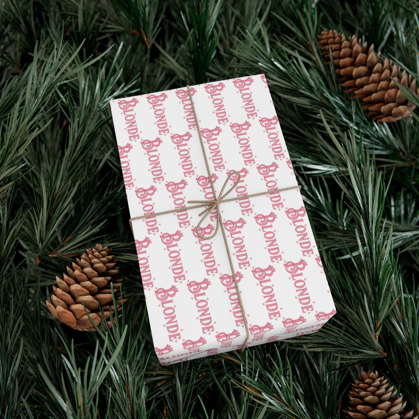 Blonde Wicked-Inspired Wrapping Paper | Glinda Aesthetic Gift Wrap
