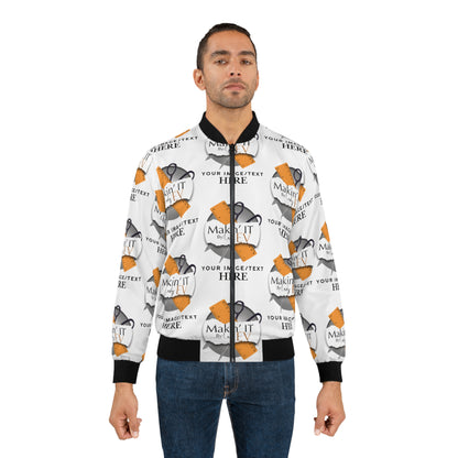 Custom Men’s Bomber Jacket – Personalized All-Over Print