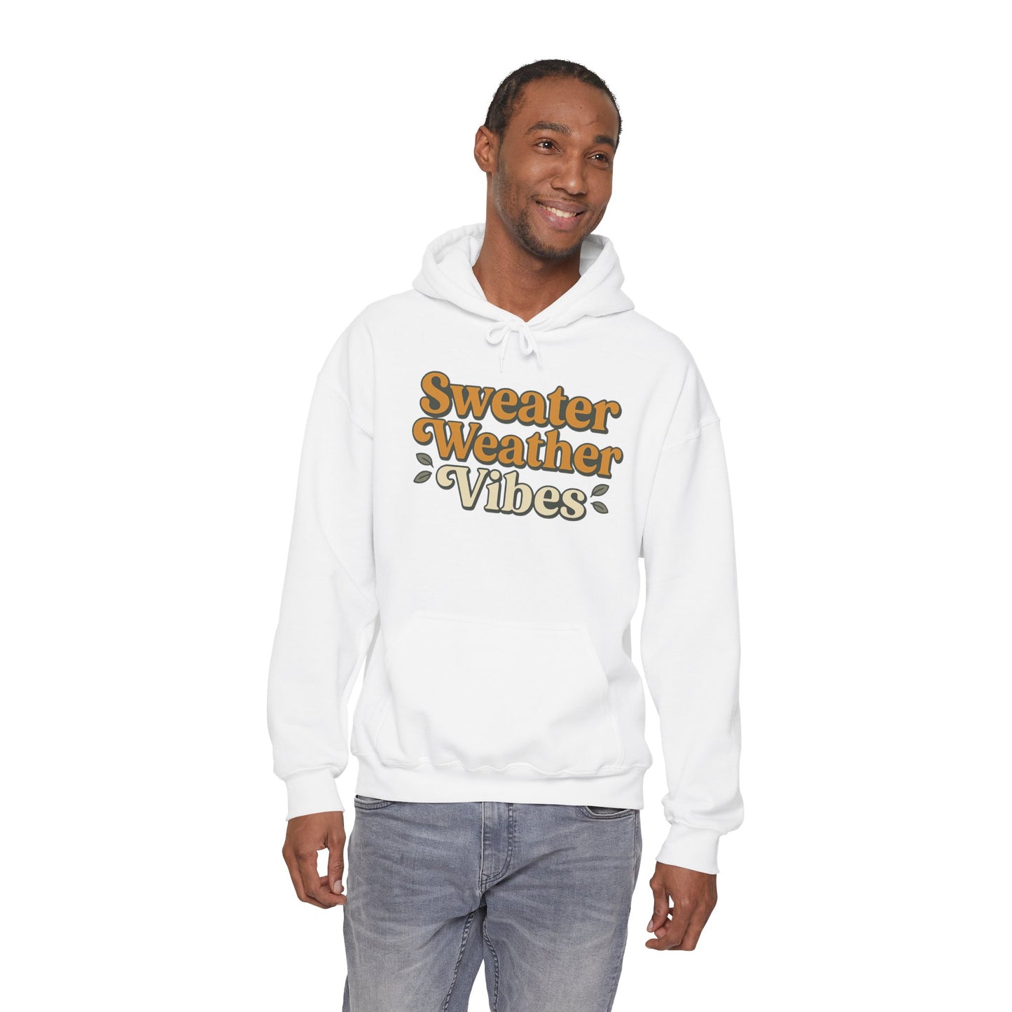 Sweater Weather Vibes Hoodie – Cozy Fall Aesthetic Pullover