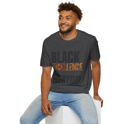 Black Excellence Is Everyday Unisex Adult T-Shirt – Empowerment Statement Tee