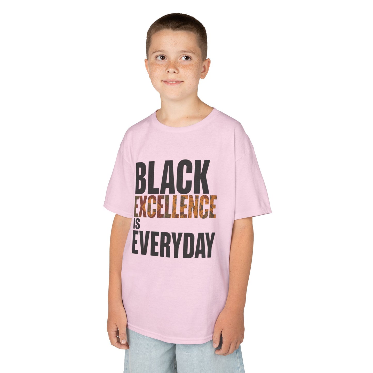 Black Excellence Is Everyday Youth T-Shirt – Inspirational Kids Tee