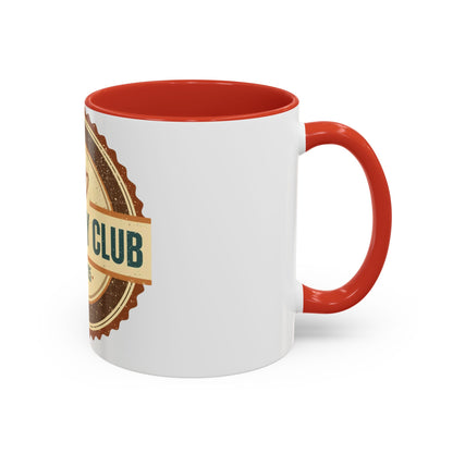 The Cozy Club Accent Mug | 11oz & 15oz Coffee Cup for Comfort Seekers (Multiple Colors)
