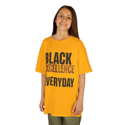 Black Excellence Is Everyday Youth T-Shirt – Inspirational Kids Tee