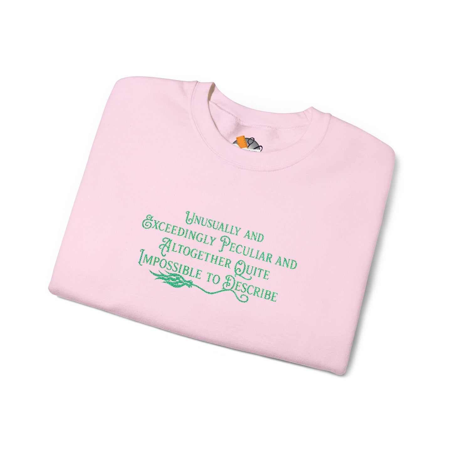 Elphaba-Inspired “Unusually Peculiar” Wicked Crewneck Sweatshirt | Broadway Witchcore Pullover (3 Colors)