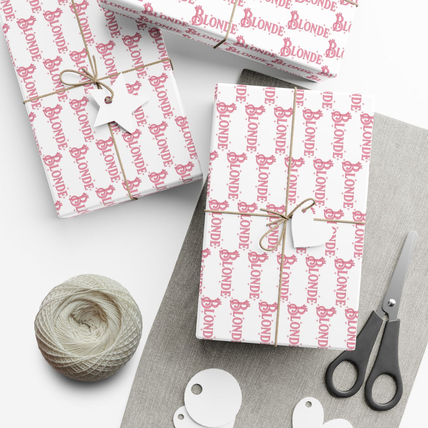 Blonde Wicked-Inspired Wrapping Paper | Glinda Aesthetic Gift Wrap