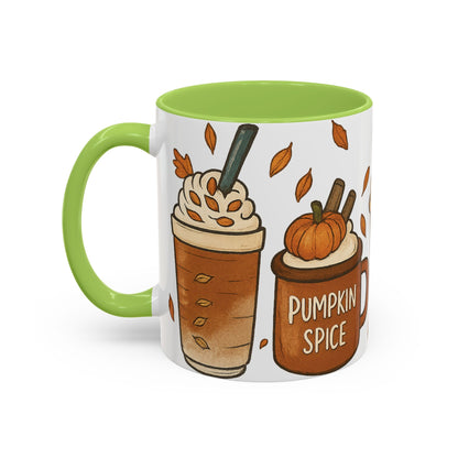 Pumpkin Spice Accent Mug – Fall Coffee Cup (11oz & 15oz)