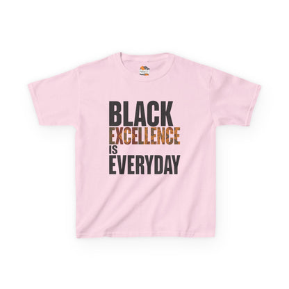 Black Excellence Is Everyday Youth T-Shirt – Inspirational Kids Tee