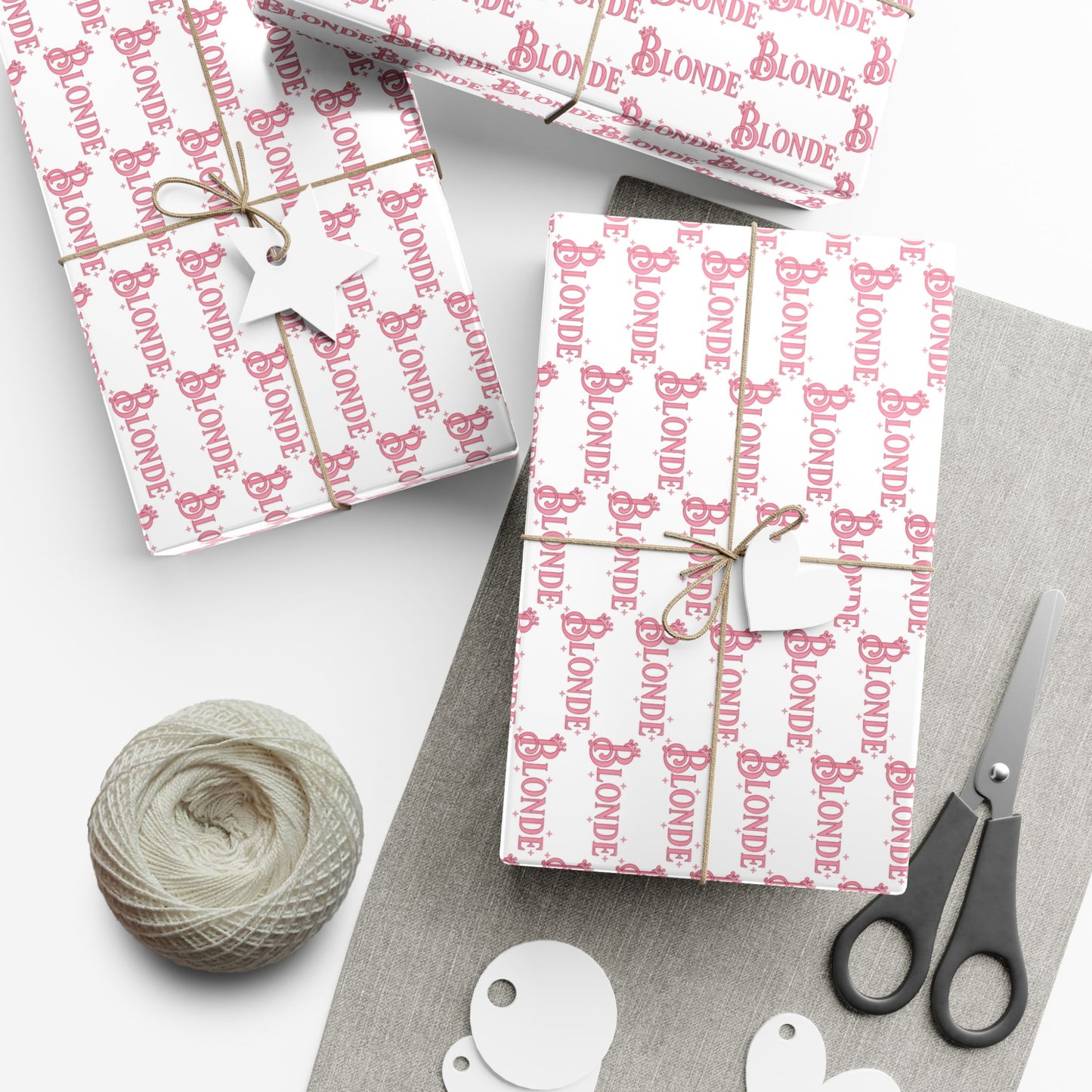 Blonde Wicked-Inspired Wrapping Paper | Glinda Aesthetic Gift Wrap
