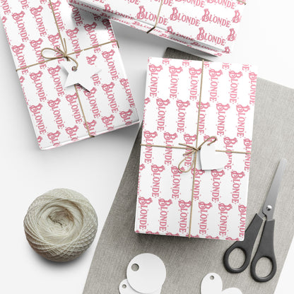Blonde Wicked-Inspired Wrapping Paper | Glinda Aesthetic Gift Wrap
