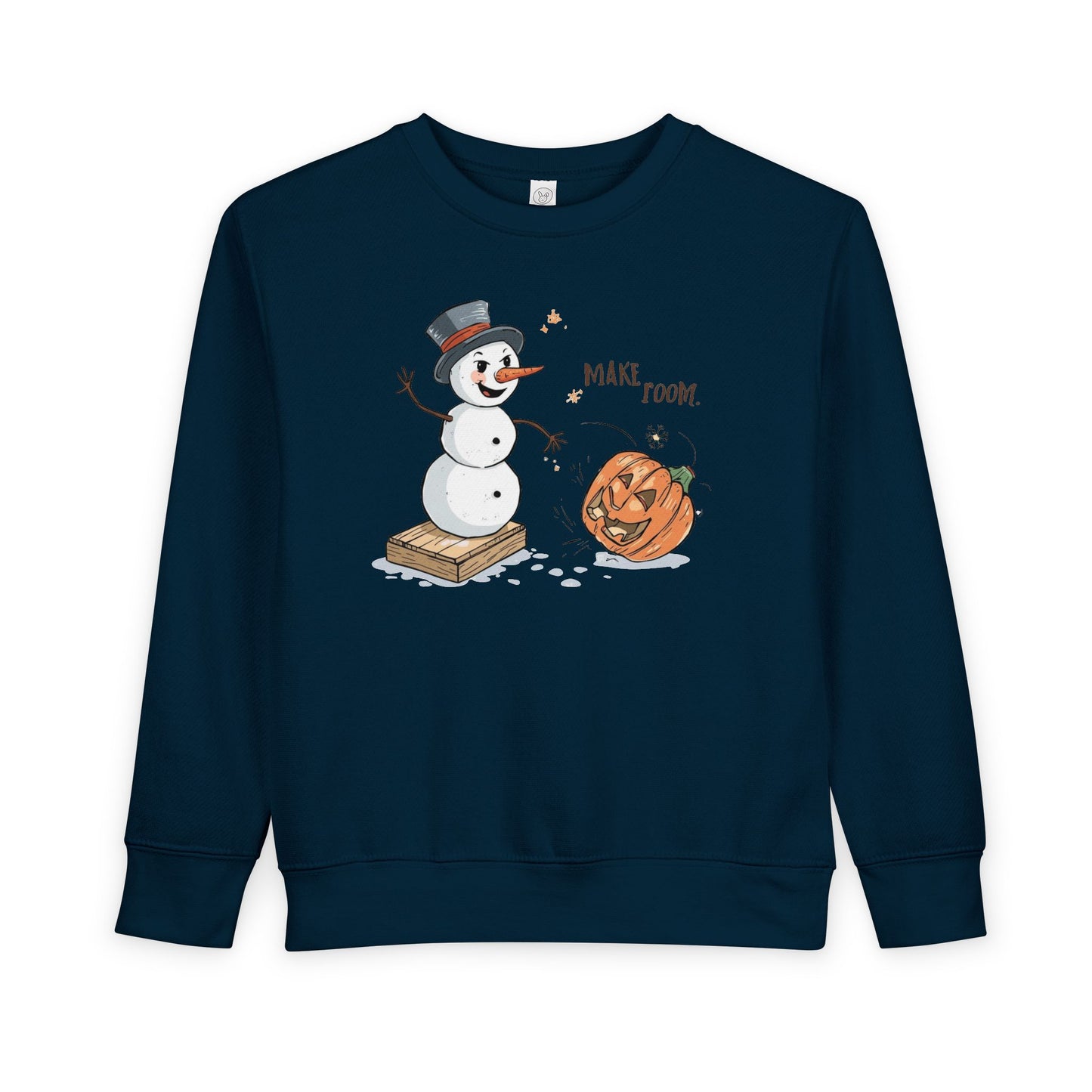 “Make Room” Fall-to-Winter Humorous Toddler Sweatshirt – Cozy Kids Crewneck