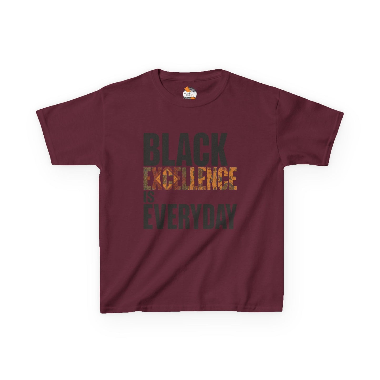 Black Excellence Is Everyday Youth T-Shirt – Inspirational Kids Tee