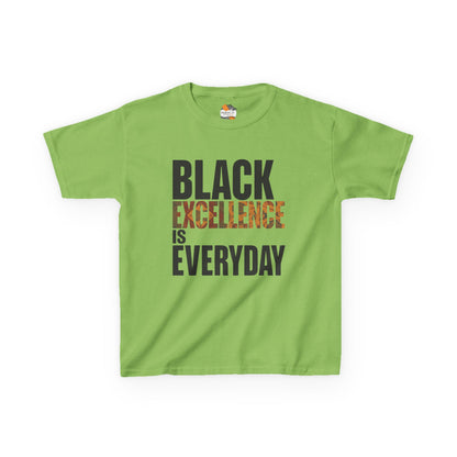 Black Excellence Is Everyday Youth T-Shirt – Inspirational Kids Tee