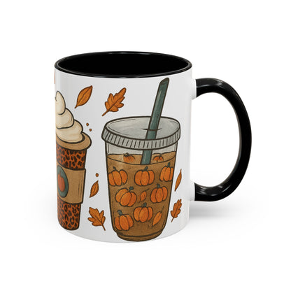 Pumpkin Spice Accent Mug – Fall Coffee Cup (11oz & 15oz)