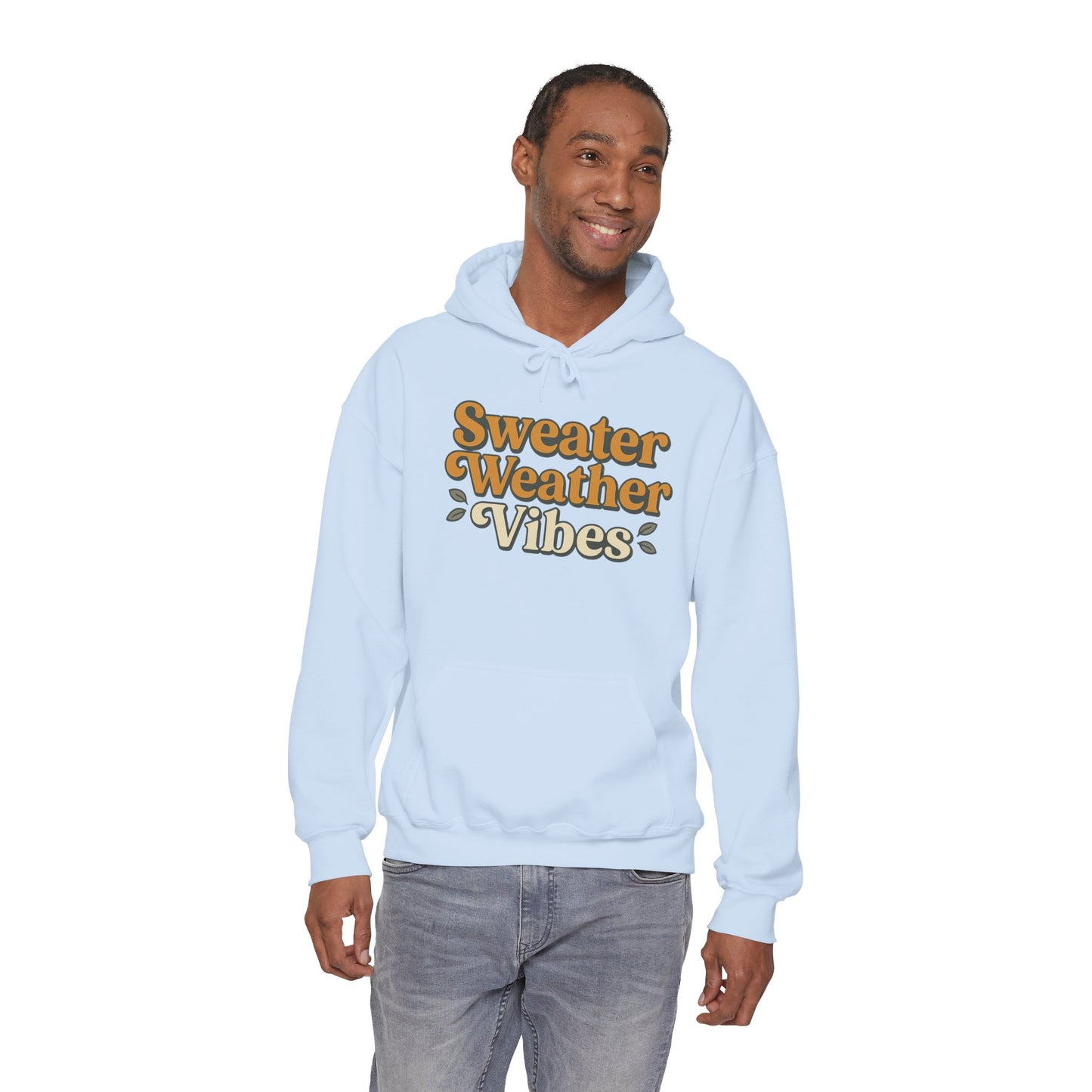 Sweater Weather Vibes Hoodie – Cozy Fall Aesthetic Pullover