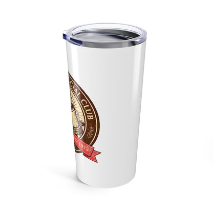 Hot Cocoa Social Club Tumbler | Vintage Holiday Travel Mug | Cozy Christmas Gift for Cocoa & Coffee Lovers