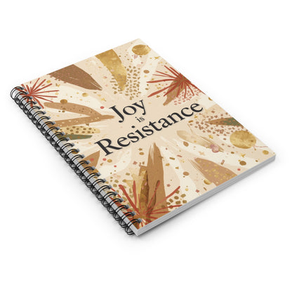 Joy Is Resistance Spiral Journal | Black History–Inspired Affirmation Notebook