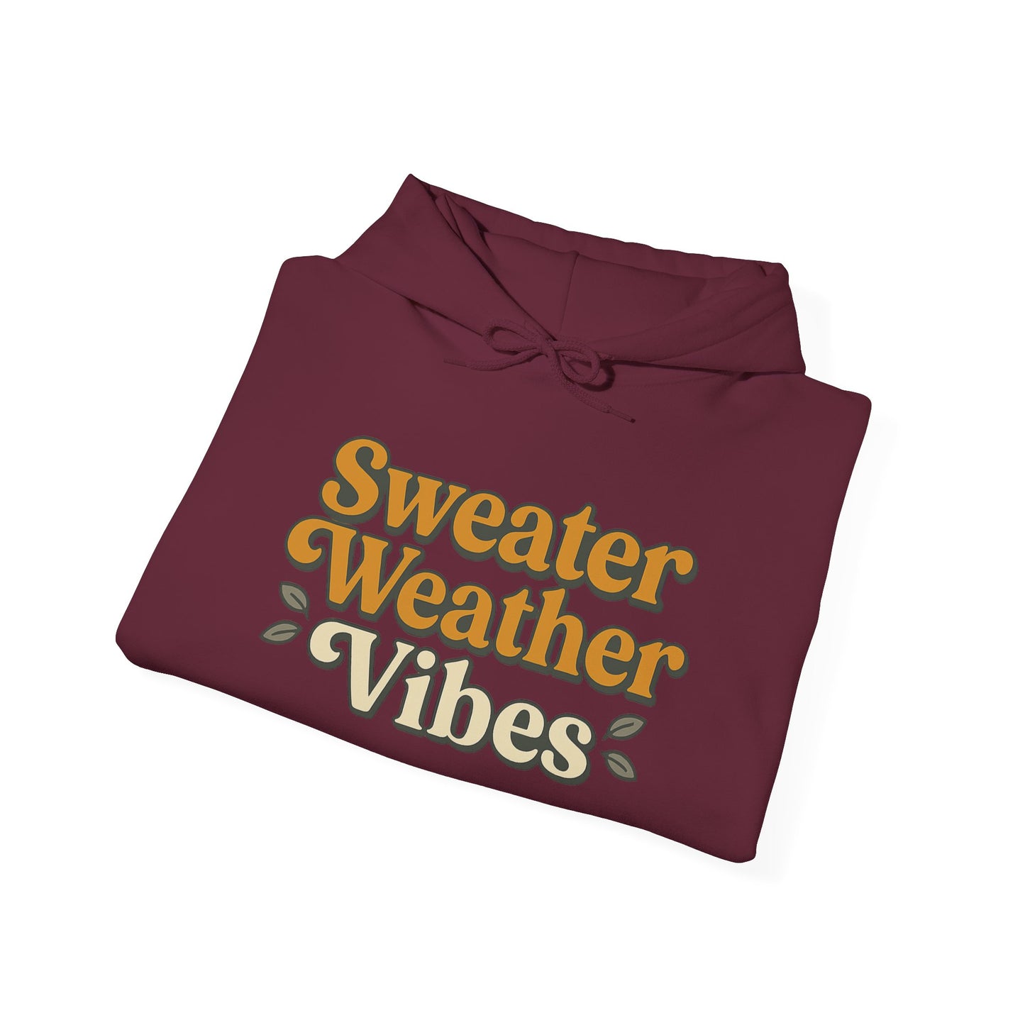 Sweater Weather Vibes Hoodie – Cozy Fall Aesthetic Pullover
