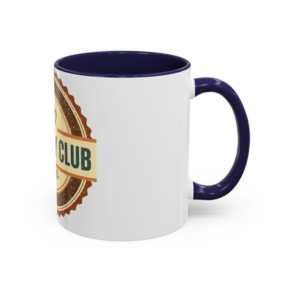 The Cozy Club Accent Mug | 11oz & 15oz Coffee Cup for Comfort Seekers (Multiple Colors)