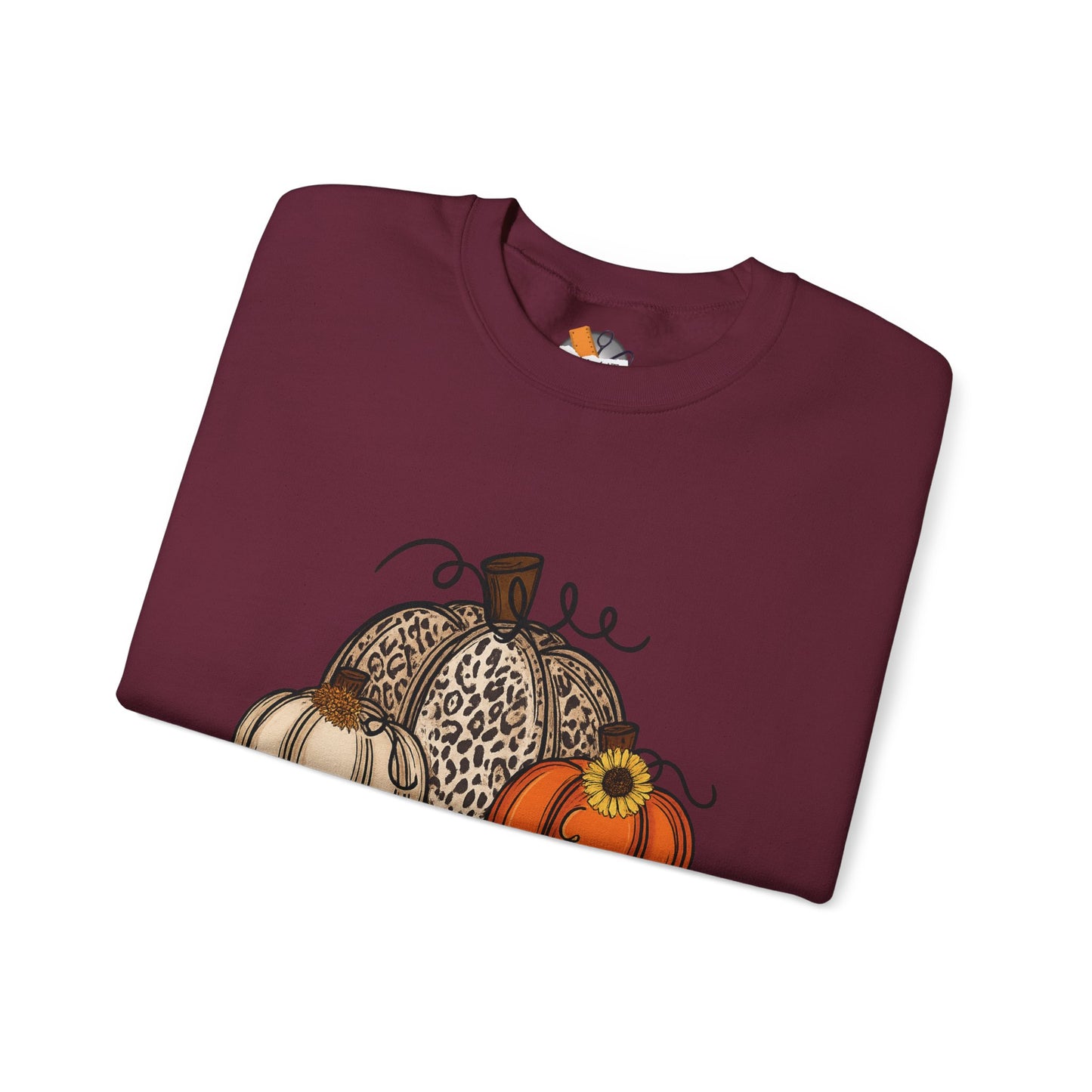 Grateful Thankful Blessed Crewneck Sweatshirt – Fall Faith & Pumpkin Season Pullover (10 Colors)