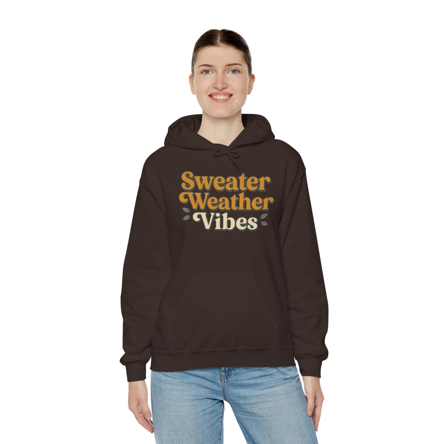 Sweater Weather Vibes Hoodie – Cozy Fall Aesthetic Pullover
