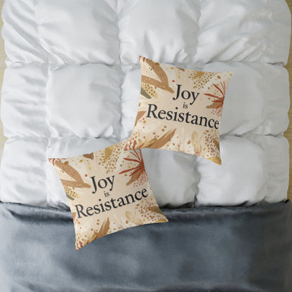 Joy Is Resistance Throw Pillow | Black History–Inspired Affirmation Home Décor