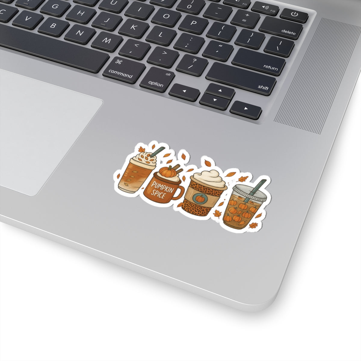 Pumpkin Spice Sticker | Fall Coffee Cup Sticker | Cozy Autumn Aesthetic Laptop & Tumbler Decal (4 Sizes)