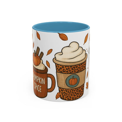 Pumpkin Spice Accent Mug – Fall Coffee Cup (11oz & 15oz)