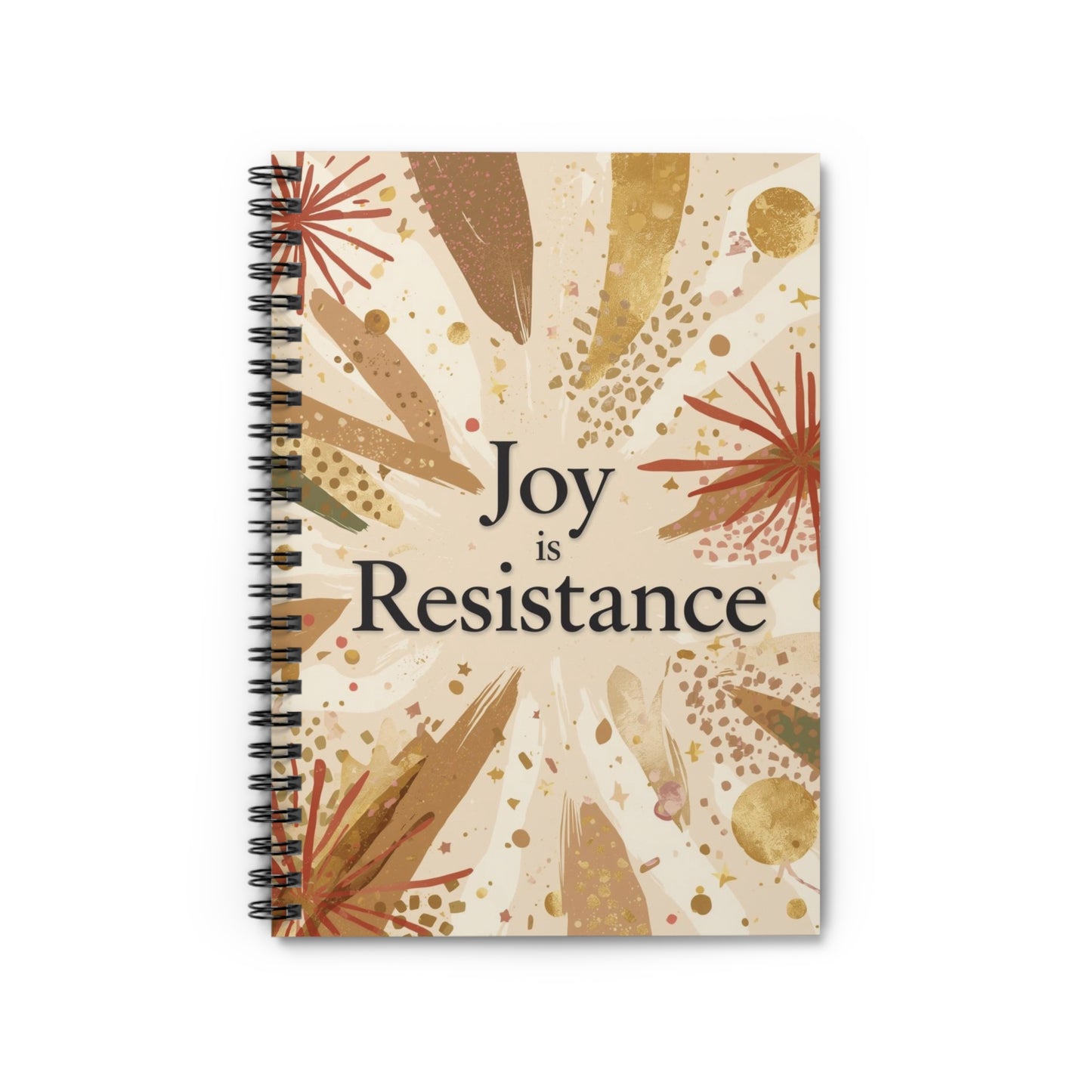 Joy Is Resistance Spiral Journal | Black History–Inspired Affirmation Notebook