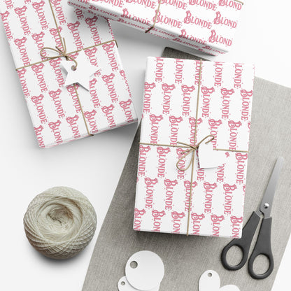 Blonde Wicked-Inspired Wrapping Paper | Glinda Aesthetic Gift Wrap