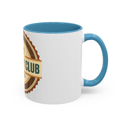 The Cozy Club Accent Mug | 11oz & 15oz Coffee Cup for Comfort Seekers (Multiple Colors)