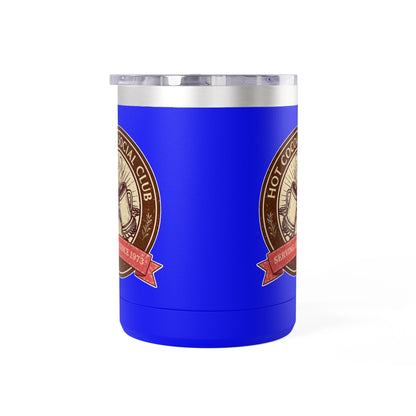 Hot Cocoa Social Club Insulated Coffee Tumbler | Cozy Vintage Mug | Double-Wall Stainless Steel Holiday Drinkware