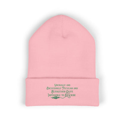 Elphaba-Inspired Quote Beanie | Wicked Aesthetic Winter Hat