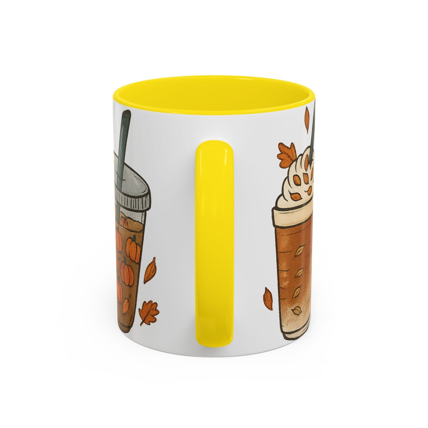 Pumpkin Spice Accent Mug – Fall Coffee Cup (11oz & 15oz)