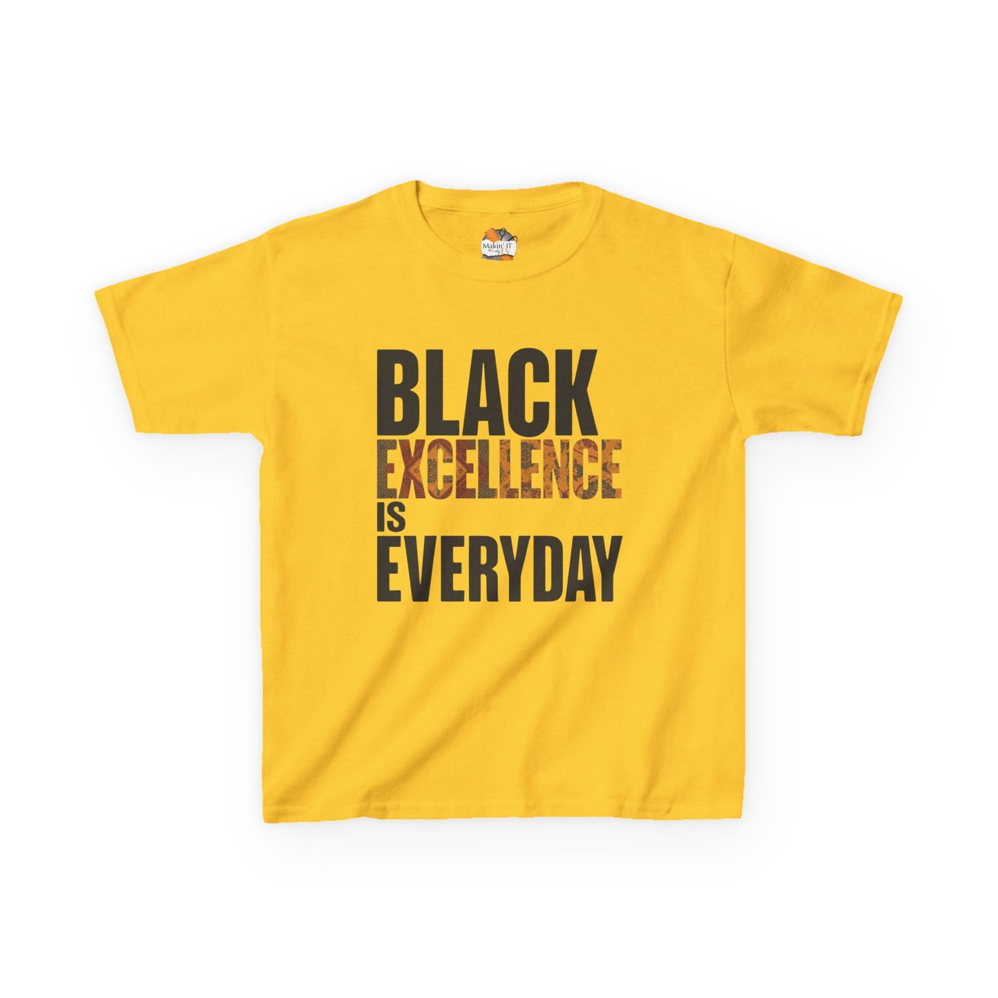 Black Excellence Is Everyday Youth T-Shirt – Inspirational Kids Tee
