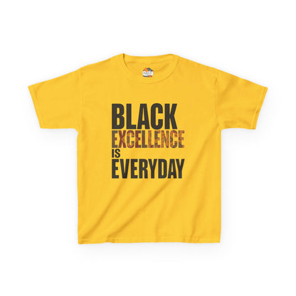 Black Excellence Is Everyday Youth T-Shirt – Inspirational Kids Tee