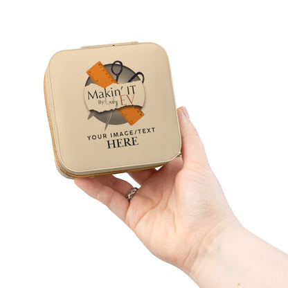 Custom Travel Jewelry Box – Portable Velvet Ring & Earring Organizer