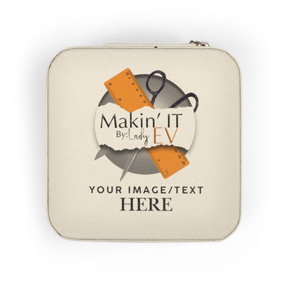 Custom Travel Jewelry Box – Portable Velvet Ring & Earring Organizer