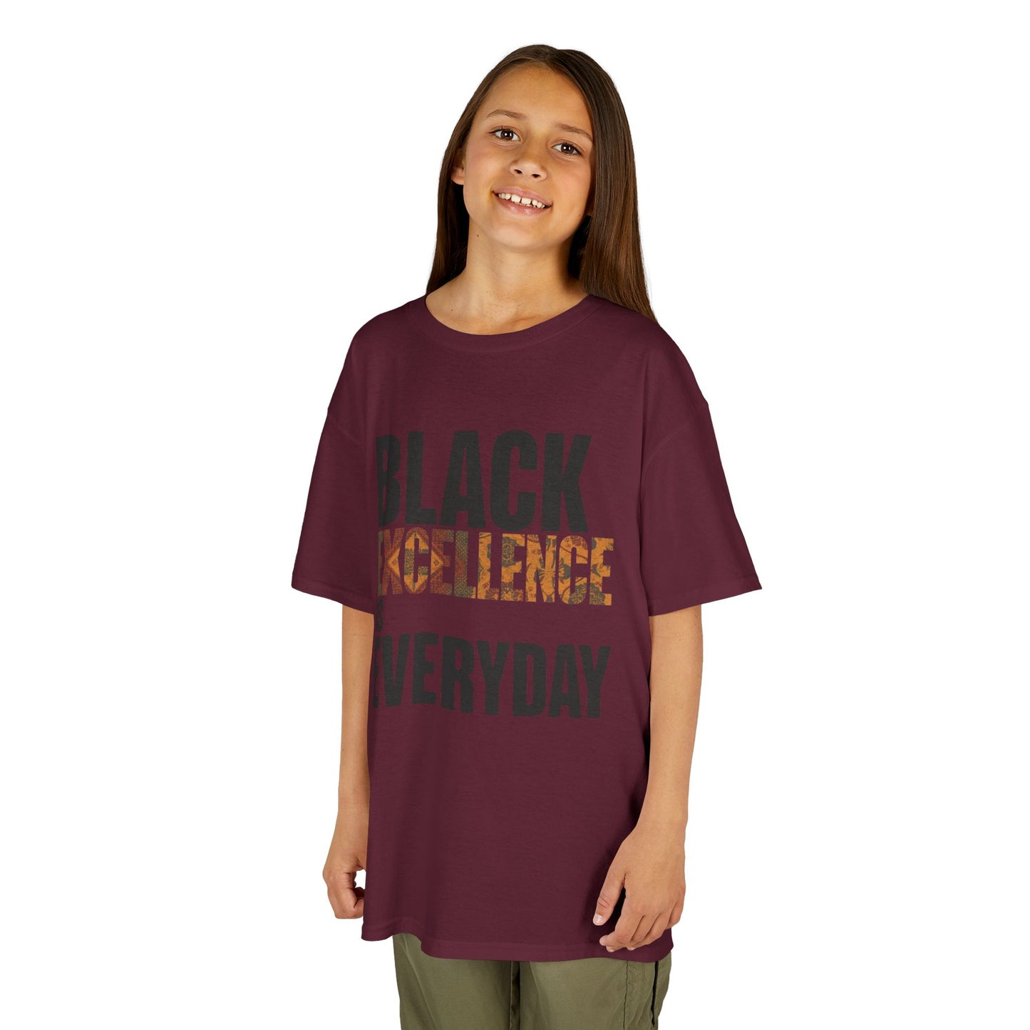 Black Excellence Is Everyday Youth T-Shirt – Inspirational Kids Tee
