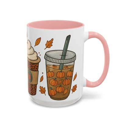 Pumpkin Spice Accent Mug – Fall Coffee Cup (11oz & 15oz)