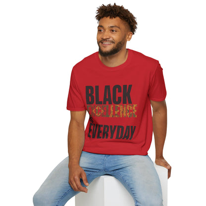 Black Excellence Is Everyday Unisex Adult T-Shirt – Empowerment Statement Tee