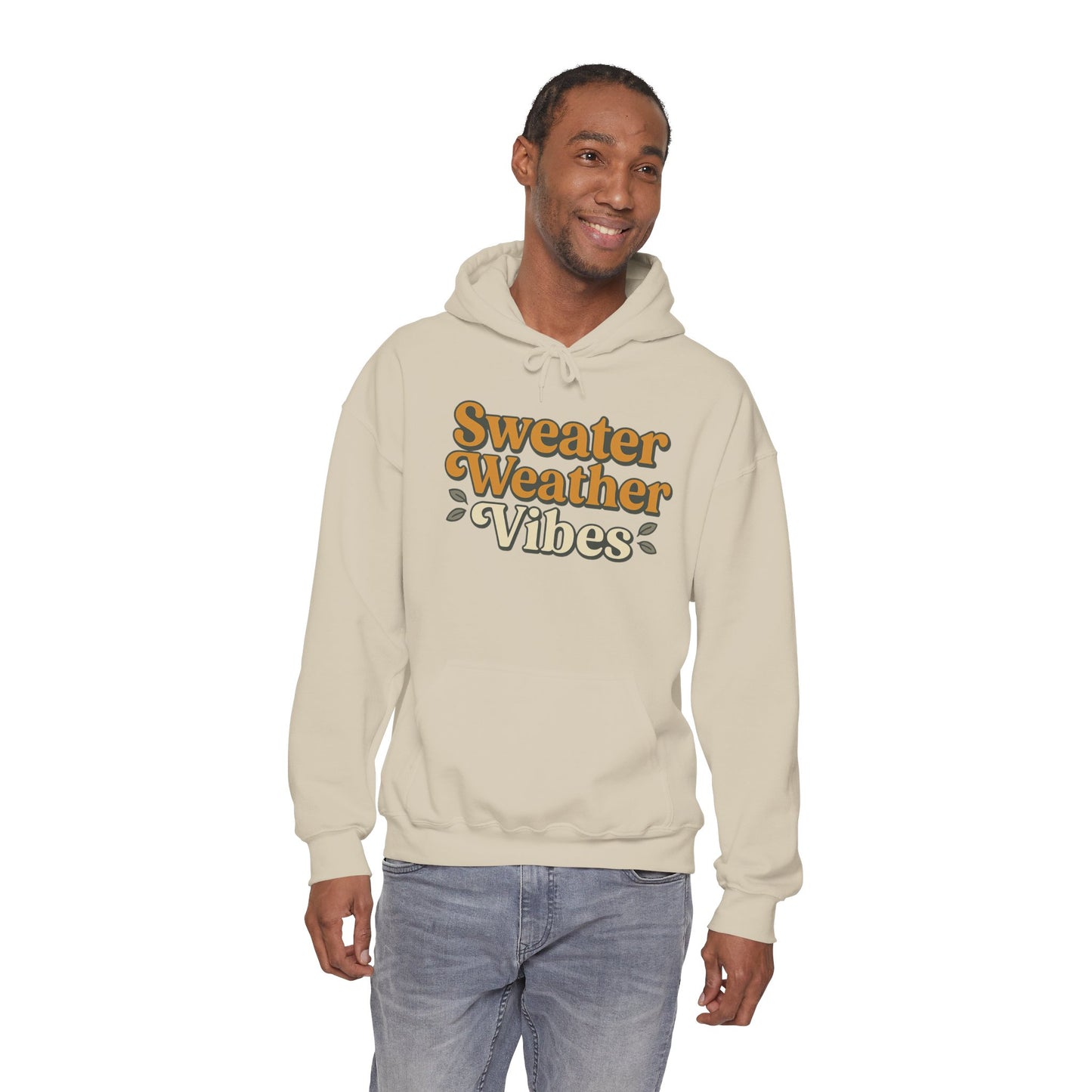 Sweater Weather Vibes Hoodie – Cozy Fall Aesthetic Pullover