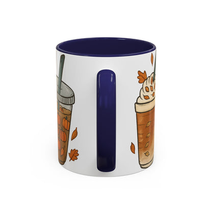 Pumpkin Spice Accent Mug – Fall Coffee Cup (11oz & 15oz)