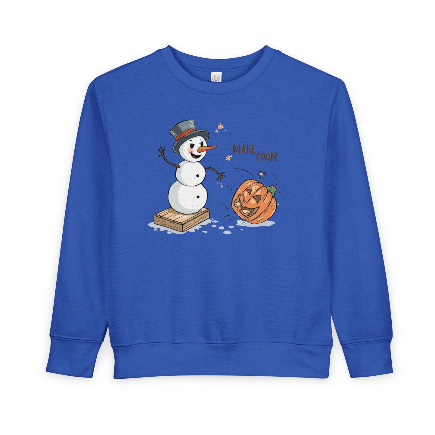 “Make Room” Fall-to-Winter Humorous Toddler Sweatshirt – Cozy Kids Crewneck