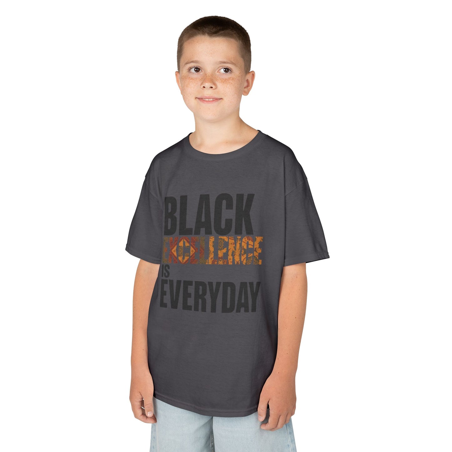 Black Excellence Is Everyday Youth T-Shirt – Inspirational Kids Tee