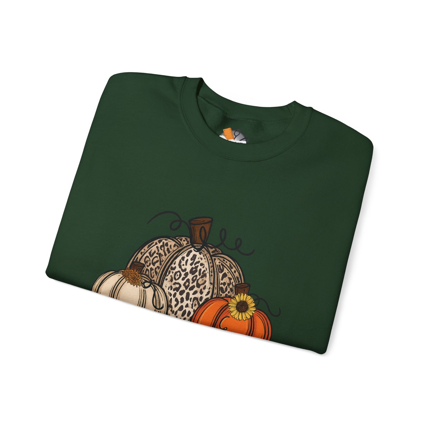 Grateful Thankful Blessed Crewneck Sweatshirt – Fall Faith & Pumpkin Season Pullover (10 Colors)